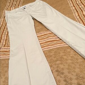 CAbi Tan Trousers, light tan, cotton blend, machine washable, front pockets, 8
